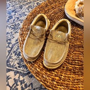 Hey Dude “Wally.”  Men’s size 11, khaki.